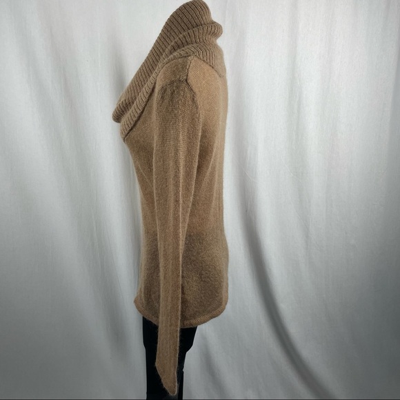 Cassis Cowl Neck Camel Colour Sweater M - Picture 3 of 9